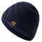 Winter Knit Plush Lined Beanie Hat 6