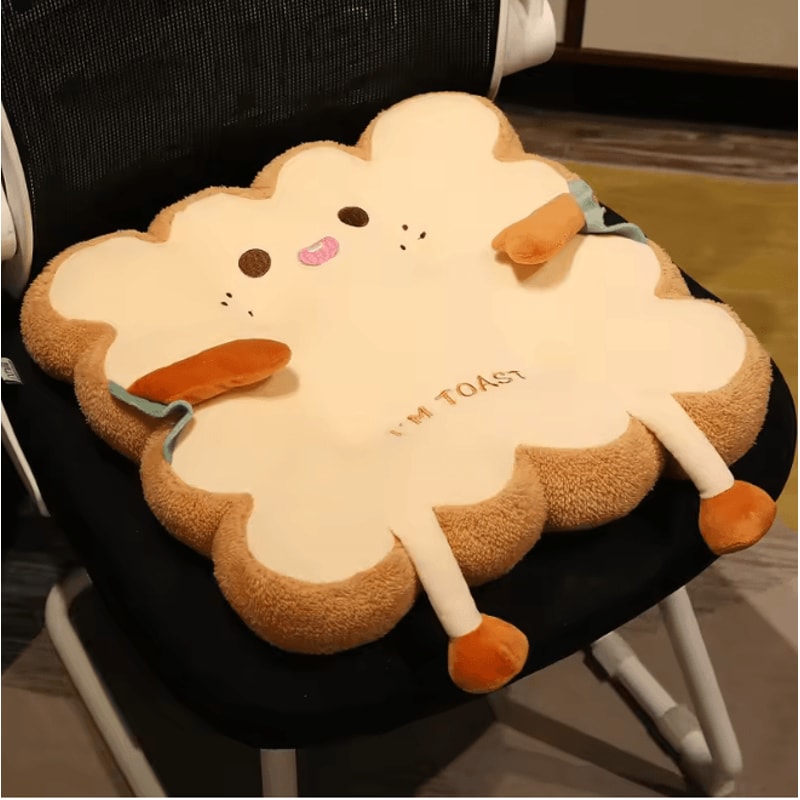 Cute Toast Seat Cushion 3