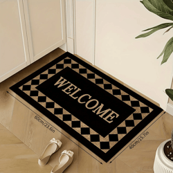 indoor outdoor welcome door mat