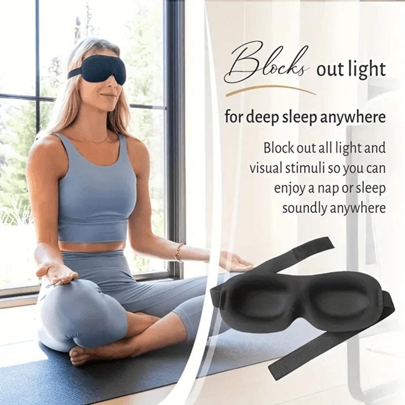 3D Contoured Sleep Eye Mask 2