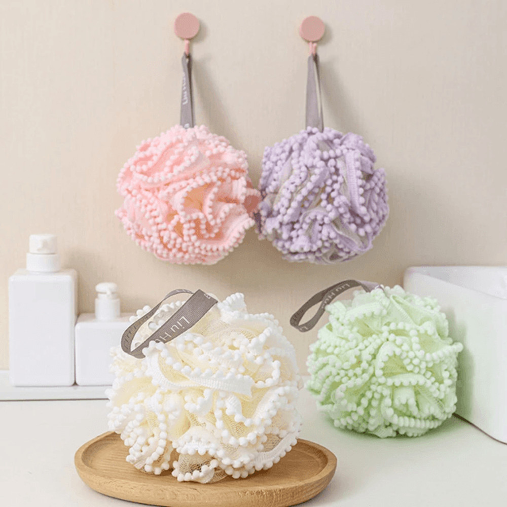 Soft Mesh Bath Sponge Puff 1