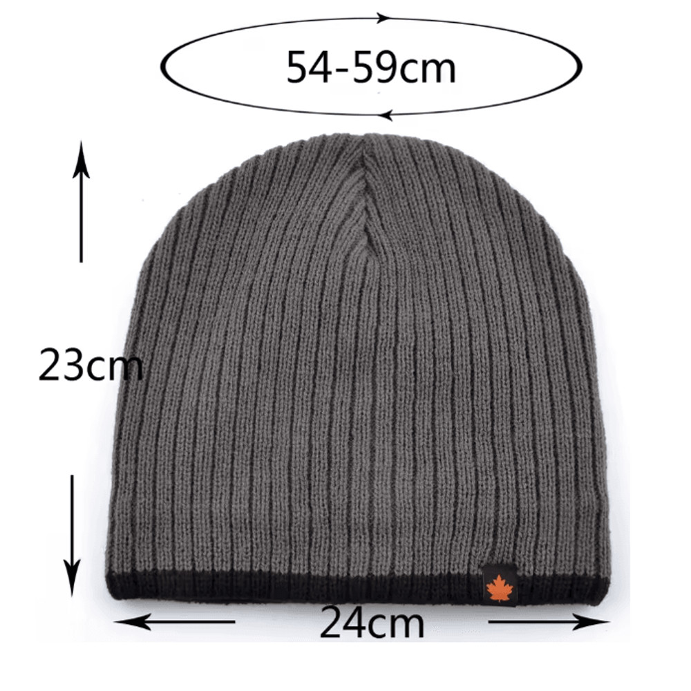 Warm Knit Winter Beanie For Men 3