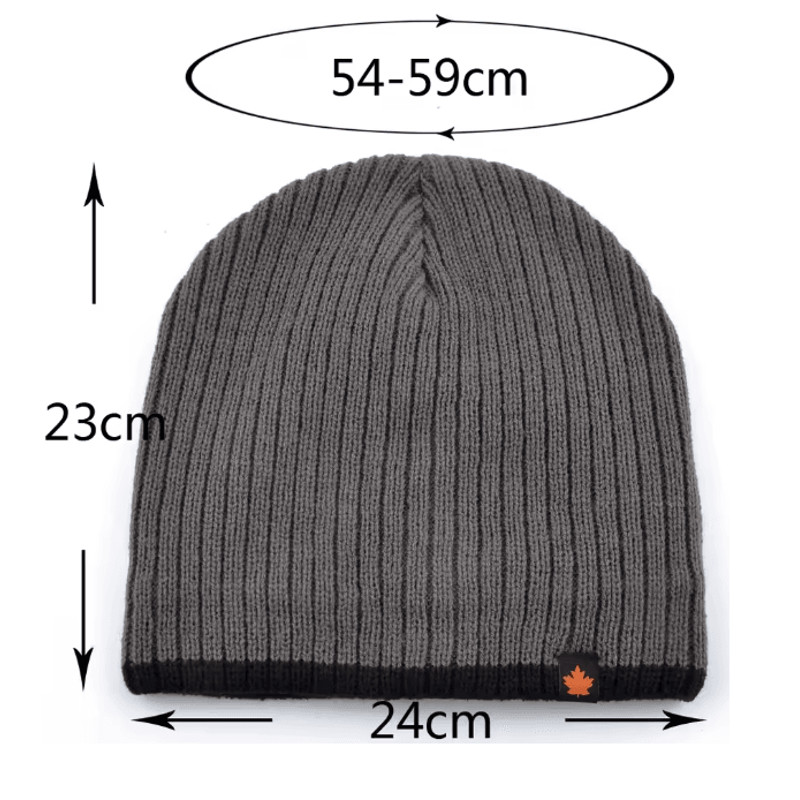 Warm Knit Winter Beanie For Men 3