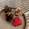 Small Heart Acetate Hair Claw Clip 0