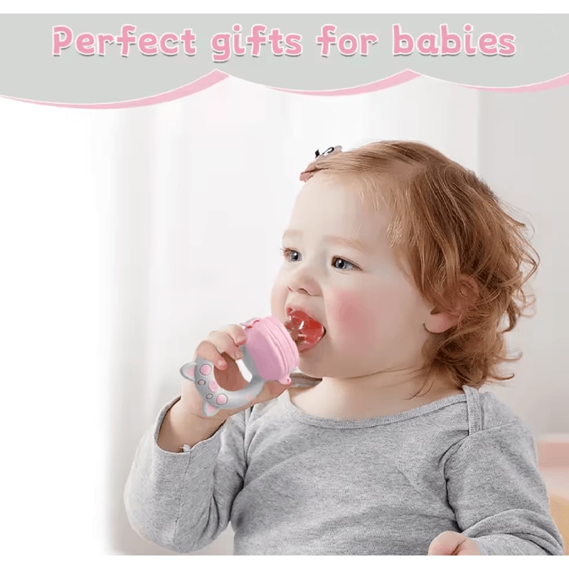 Silicone Fruit And Veggie Feeder Set For Infants And Toddlers 2