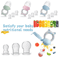 Silicone Fruit And Veggie Feeder Set For Infants And Toddlers 4