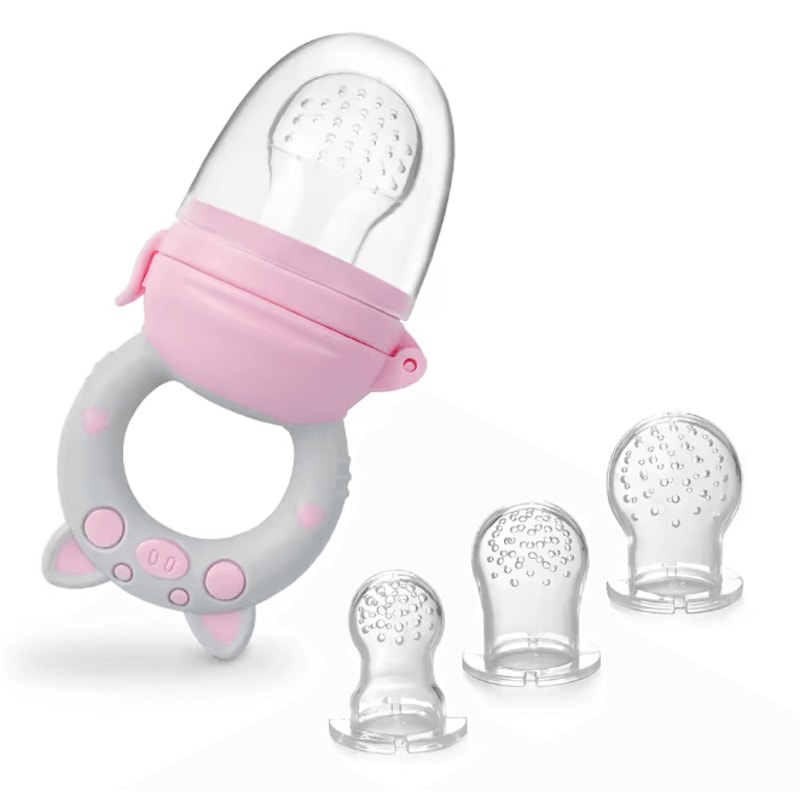 Silicone Fruit And Veggie Feeder Set For Infants And Toddlers 5