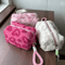 Plush Travel Makeup Bag With Handle 0