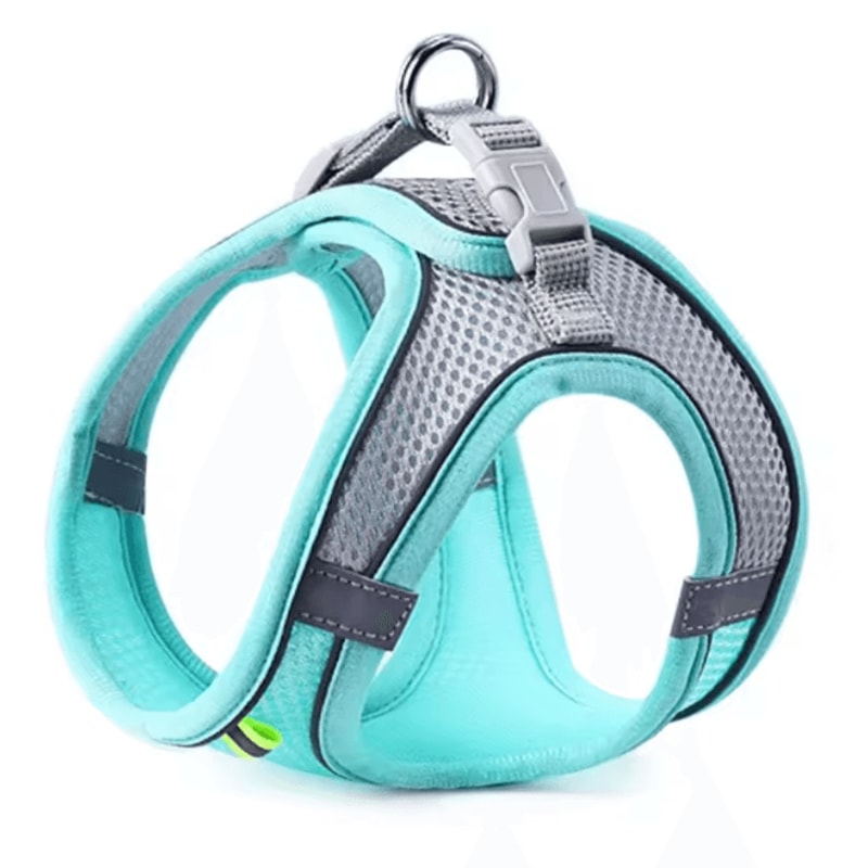 Reflective Breathable Pet Harness And Leash Set 4