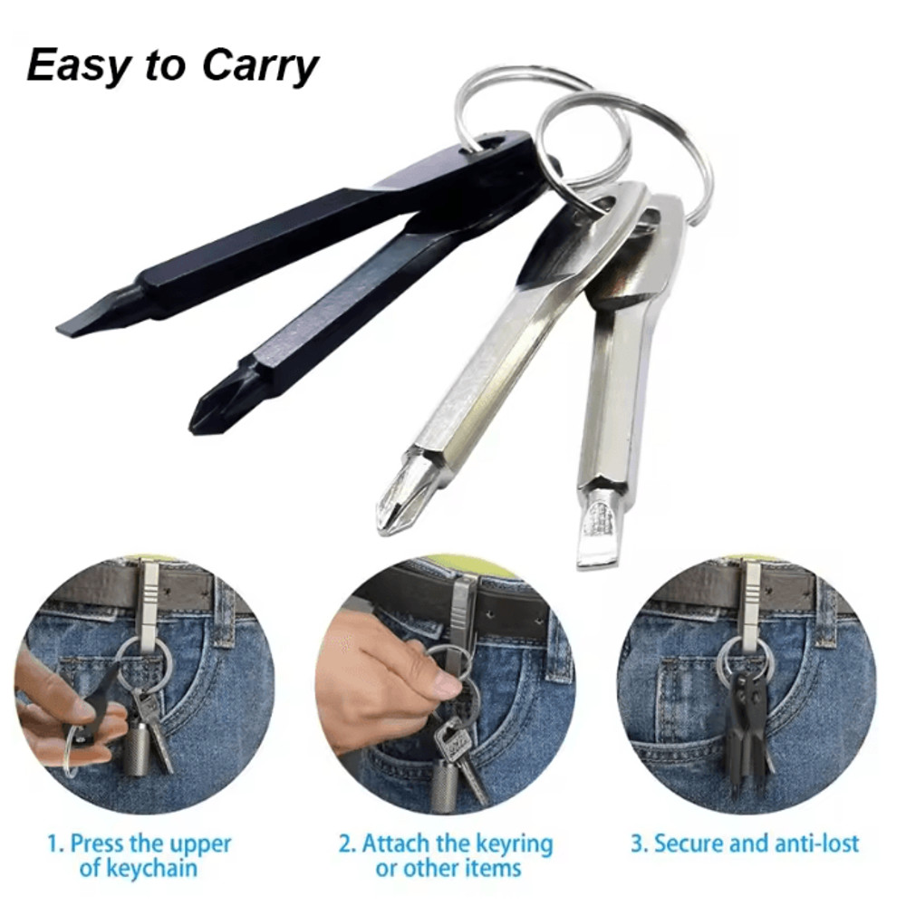 Mini Keychain Screwdriver Tool Set 3