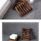 Natural Wood Soap Dish Drain Tray For Bathroom And Kitchen 2
