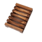 Natural Wood Soap Dish Drain Tray For Bathroom And Kitchen 3