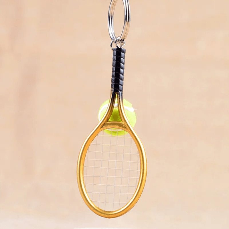 Mini Tennis Racket Keychain Gift Accessory For Sports Lovers 1