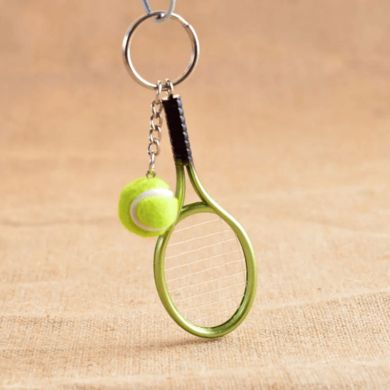 Mini Tennis Racket Keychain Gift Accessory For Sports Lovers 2