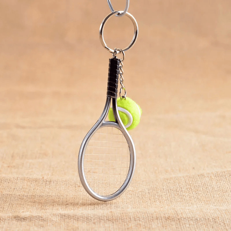 Mini Tennis Racket Keychain Gift Accessory For Sports Lovers 4