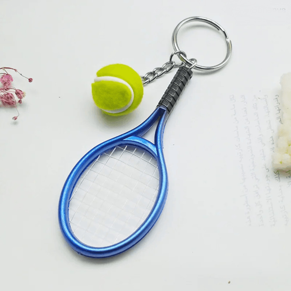 Mini Tennis Racket Keychain Gift Accessory For Sports Lovers 6
