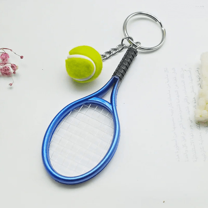 Mini Tennis Racket Keychain Gift Accessory For Sports Lovers 6