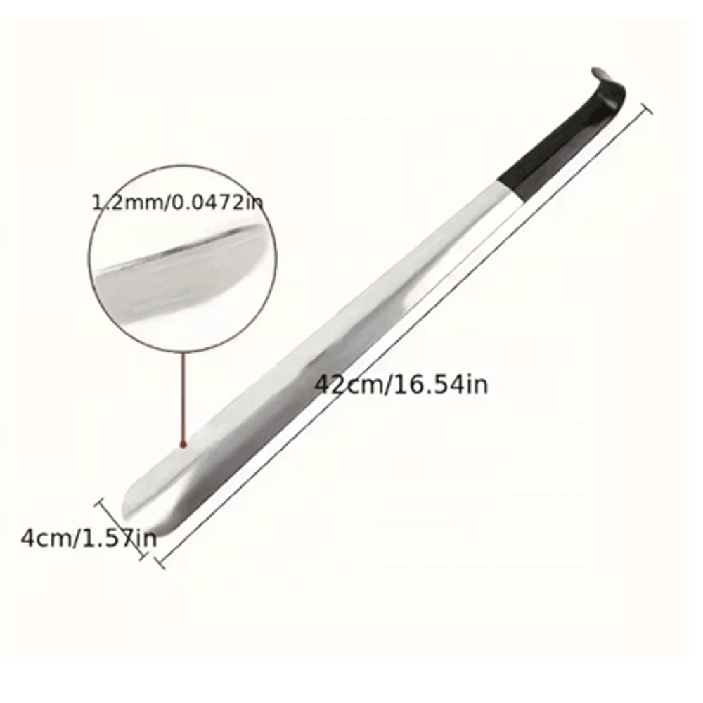 SteelEase Long Handle Shoehorn For Seniors And Everyday Comfort 3