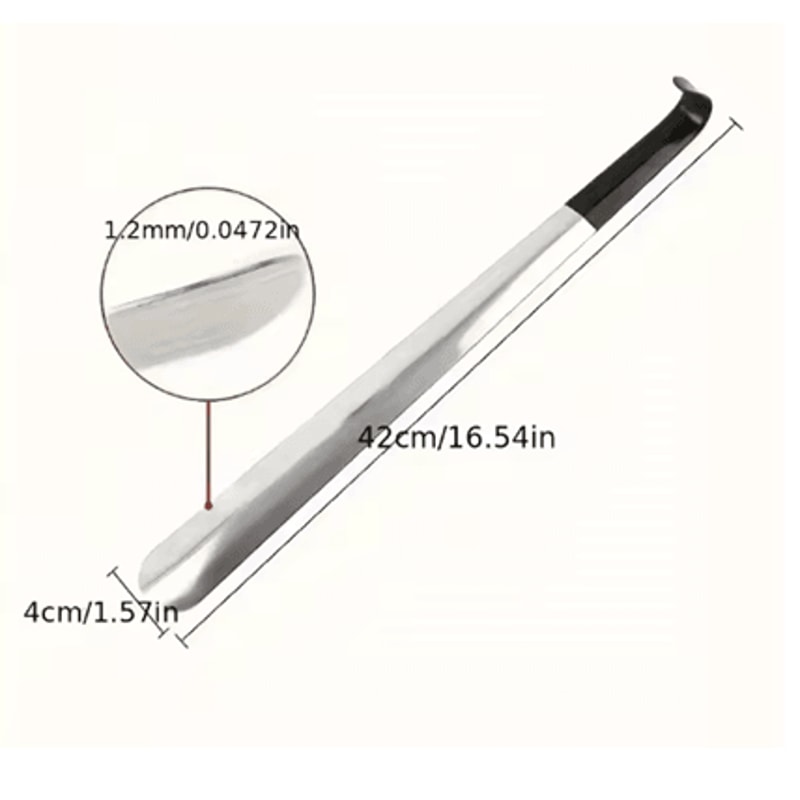 SteelEase Long Handle Shoehorn For Seniors And Everyday Comfort 3