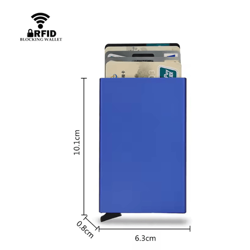 Metal Slim RFID Card Wallet 2