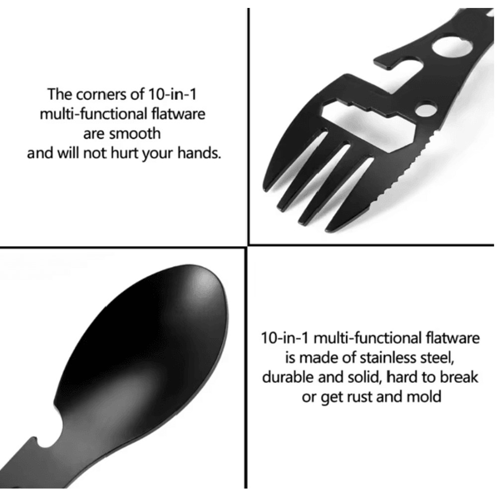 Outdoor Camping Fork Spoon Multi Tool 1