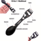 Outdoor Camping Fork Spoon Multi Tool 3