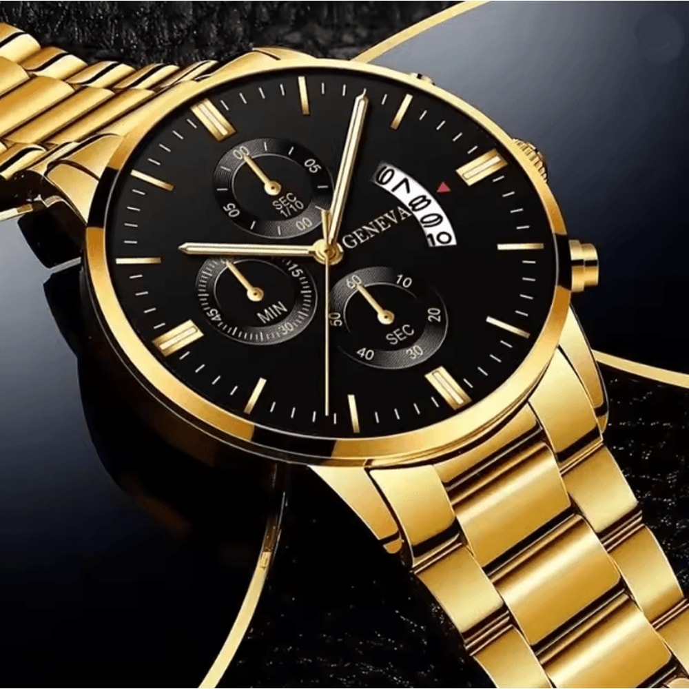 Stainless Steel Luxury Quartz Watch 3