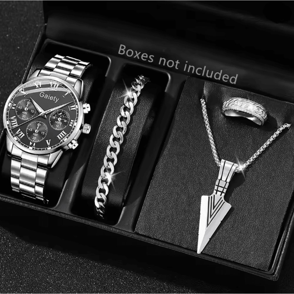 Stainless Steel Luxury Quartz Watch 13
