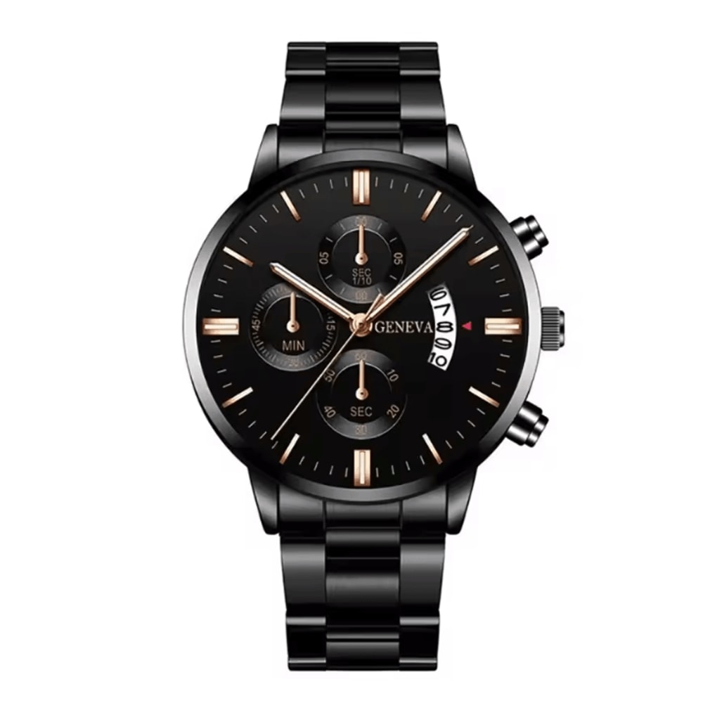 Stainless Steel Luxury Quartz Watch 5