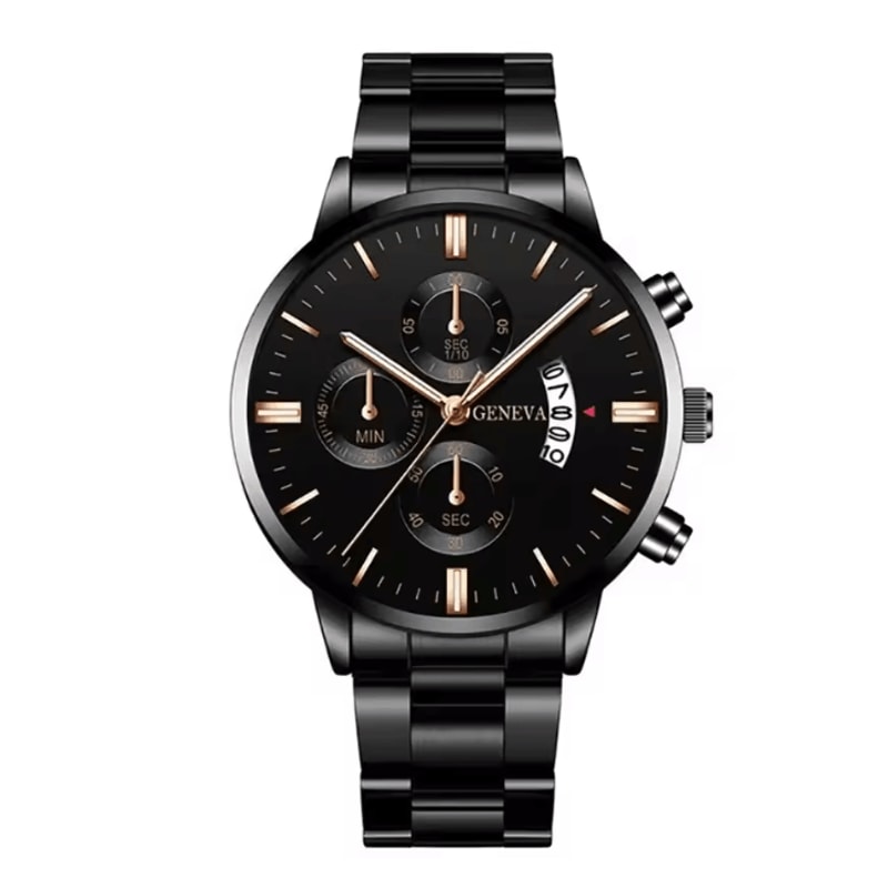 Stainless Steel Luxury Quartz Watch 5