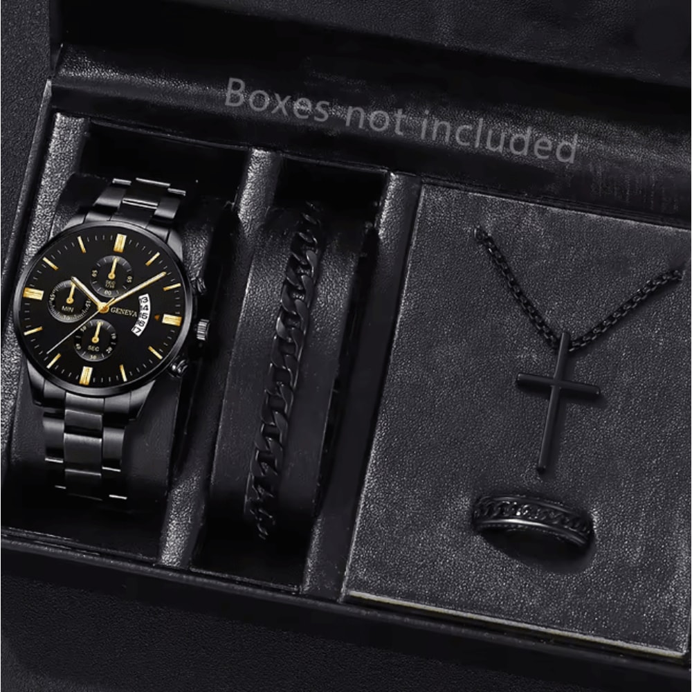 Stainless Steel Luxury Quartz Watch 8