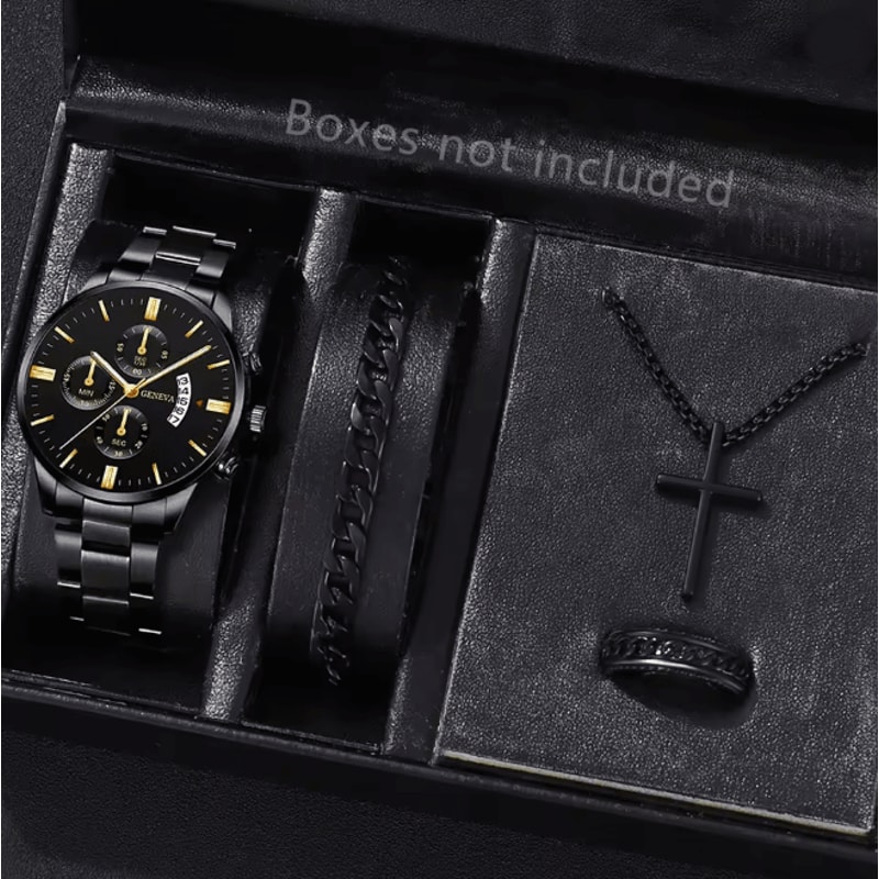 Stainless Steel Luxury Quartz Watch 8