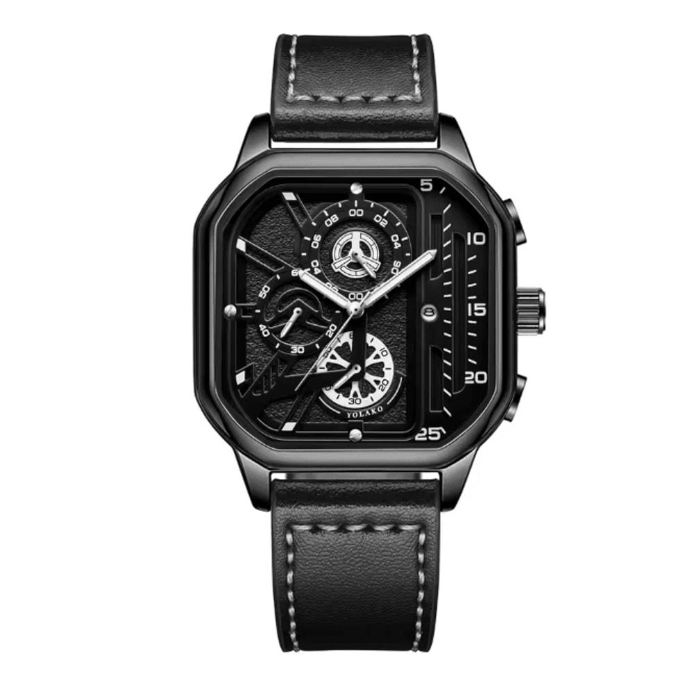 Square Dial Casual Mens Watch 5