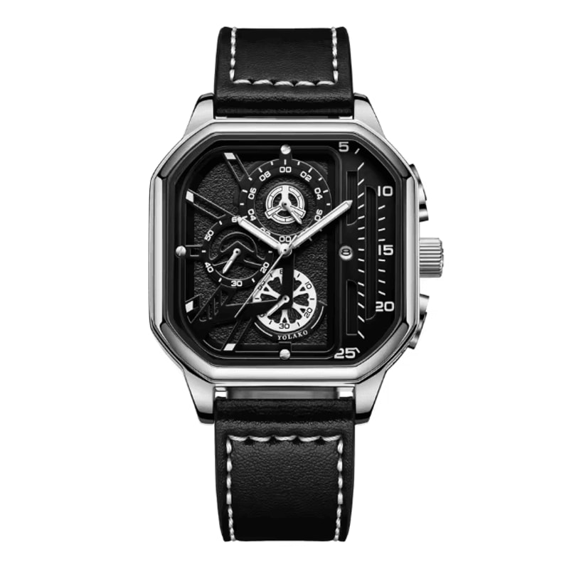 Square Dial Casual Mens Watch 7