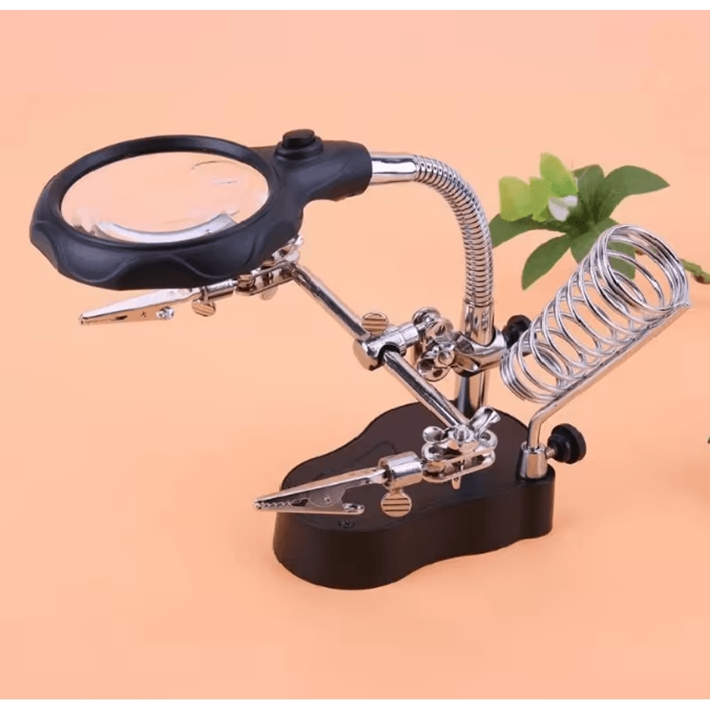 Desktop LED Soldering Magnifier 0