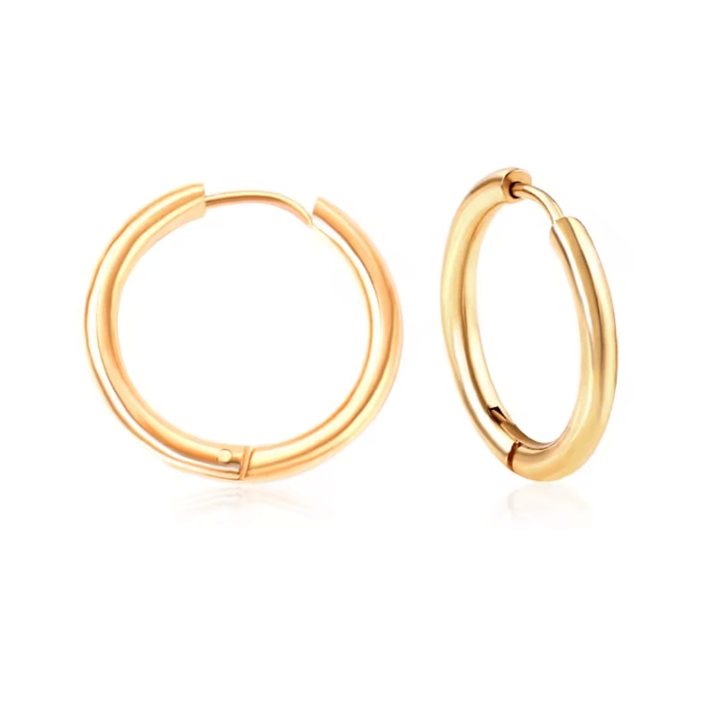 Simple U Shape Hoop Earrings 14