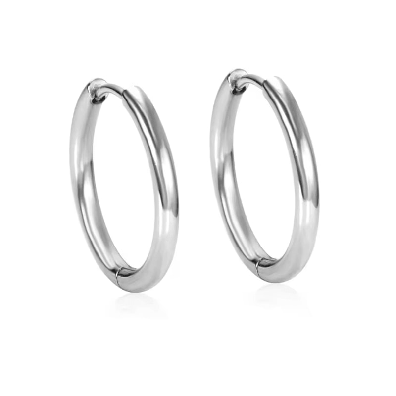 Simple U Shape Hoop Earrings 15
