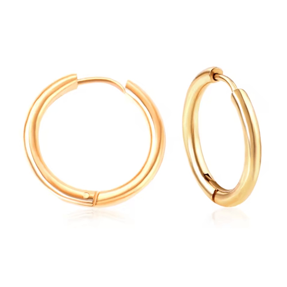 Simple U Shape Hoop Earrings 16