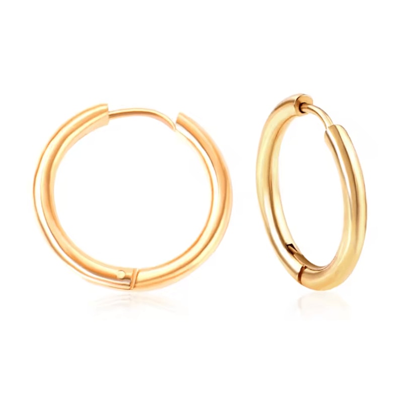 Simple U Shape Hoop Earrings 16