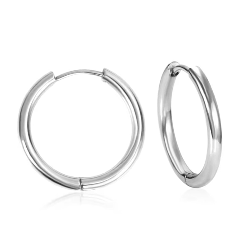 Simple U Shape Hoop Earrings 4