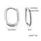 Simple U Shape Hoop Earrings 5