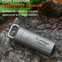 titancarry mini titanium pill container