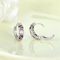 CelesteGlow Colorful CZ Hoop Earrings 0