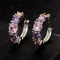 CelesteGlow Colorful CZ Hoop Earrings 3
