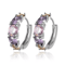 CelesteGlow Colorful CZ Hoop Earrings 4