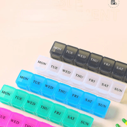 weekease 7 day pill organizer box