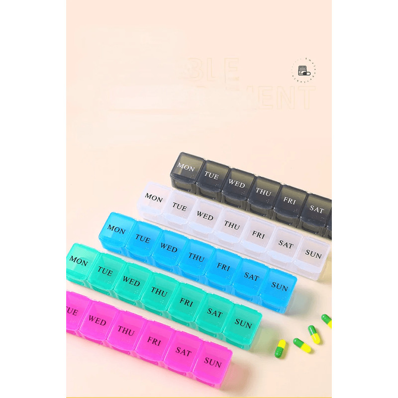 WeekEase 7 Day Pill Organizer Box 0