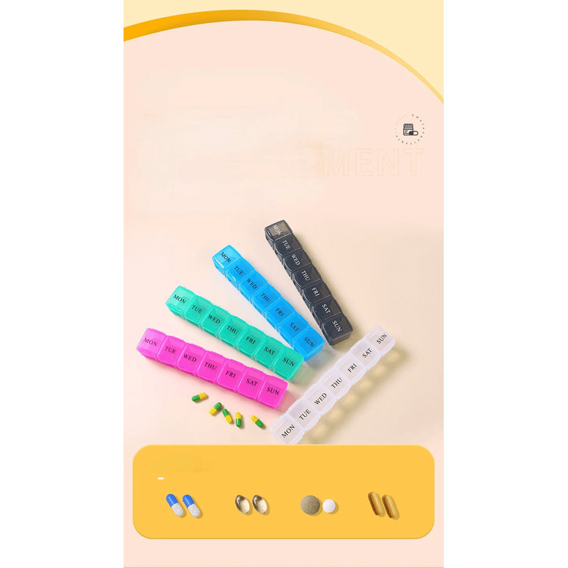 WeekEase 7 Day Pill Organizer Box 1