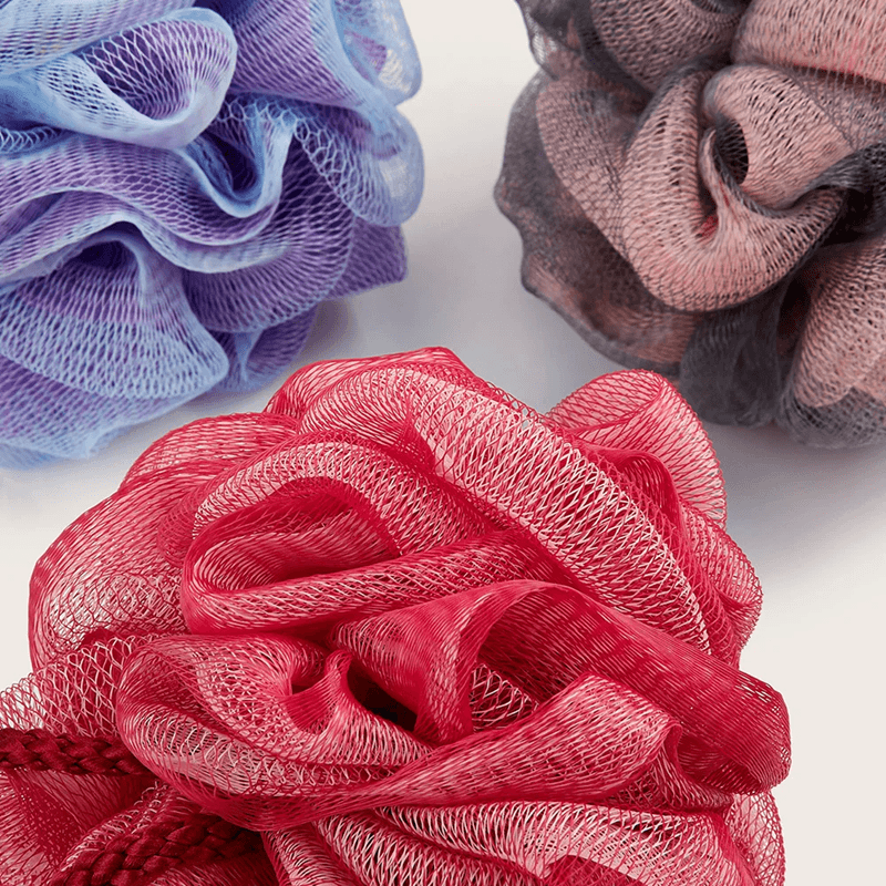 SoftGlow Exfoliating Shower Mesh Sponge 1