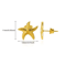 SeaCharm Starfish Stud Earrings 9